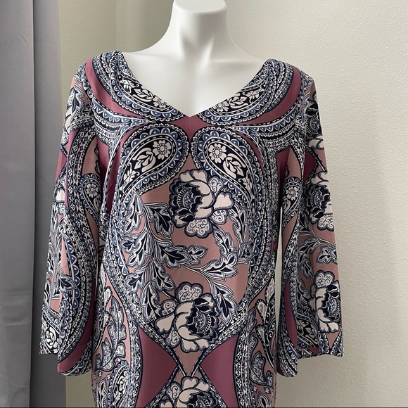 Pink Owl Women’s Print Dress Size L - Picture 2 of 12